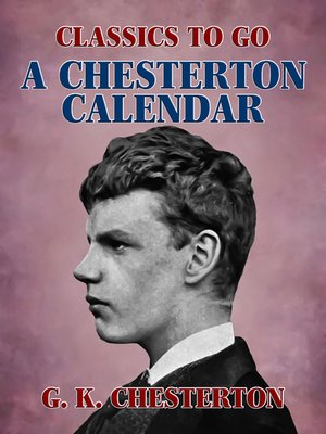 cover image of A Chesterton Calendar